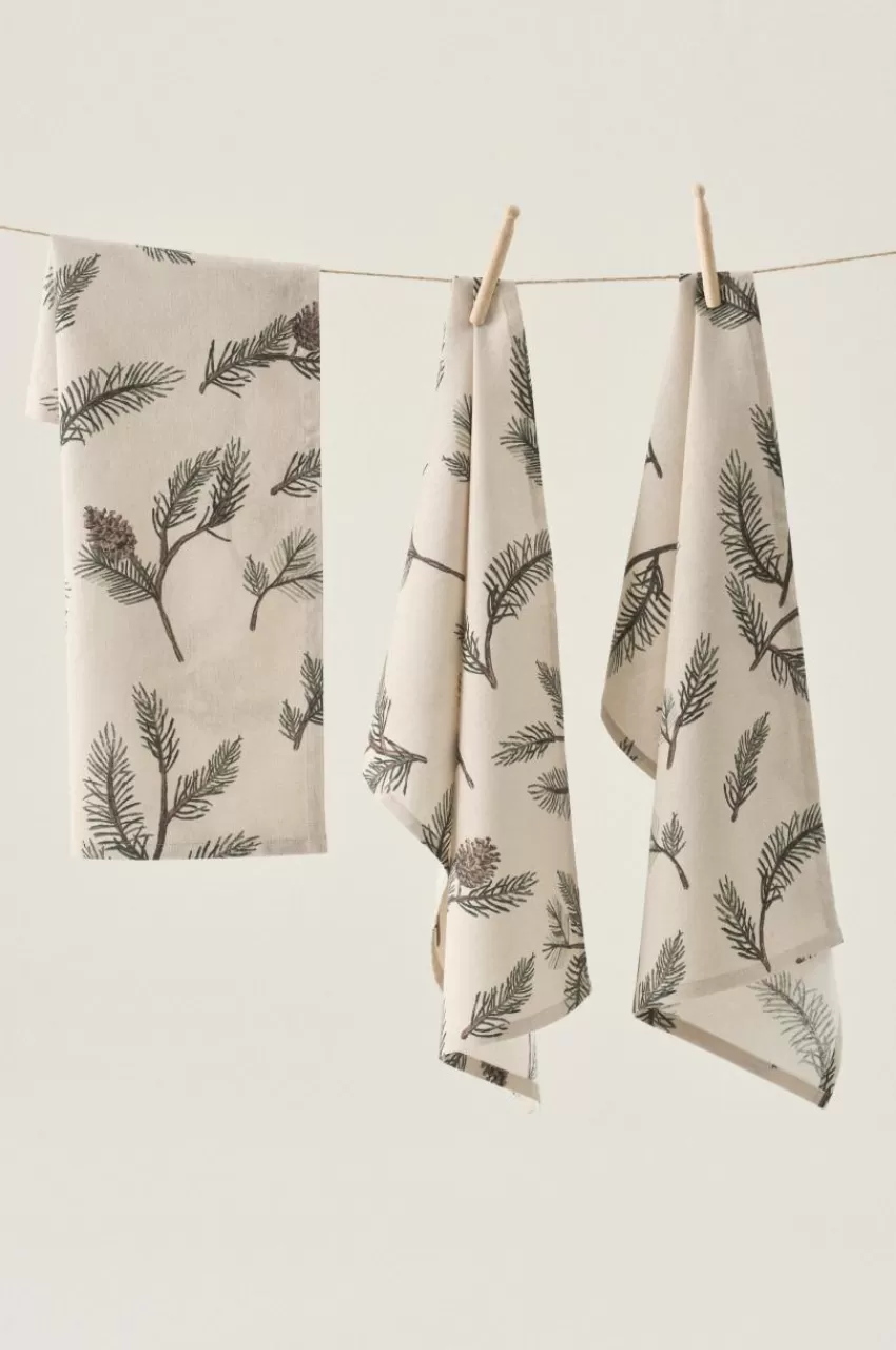 Kökshanddukar | Juldukning*Jotex HOLLY Kökshandduk 3-pack Beige