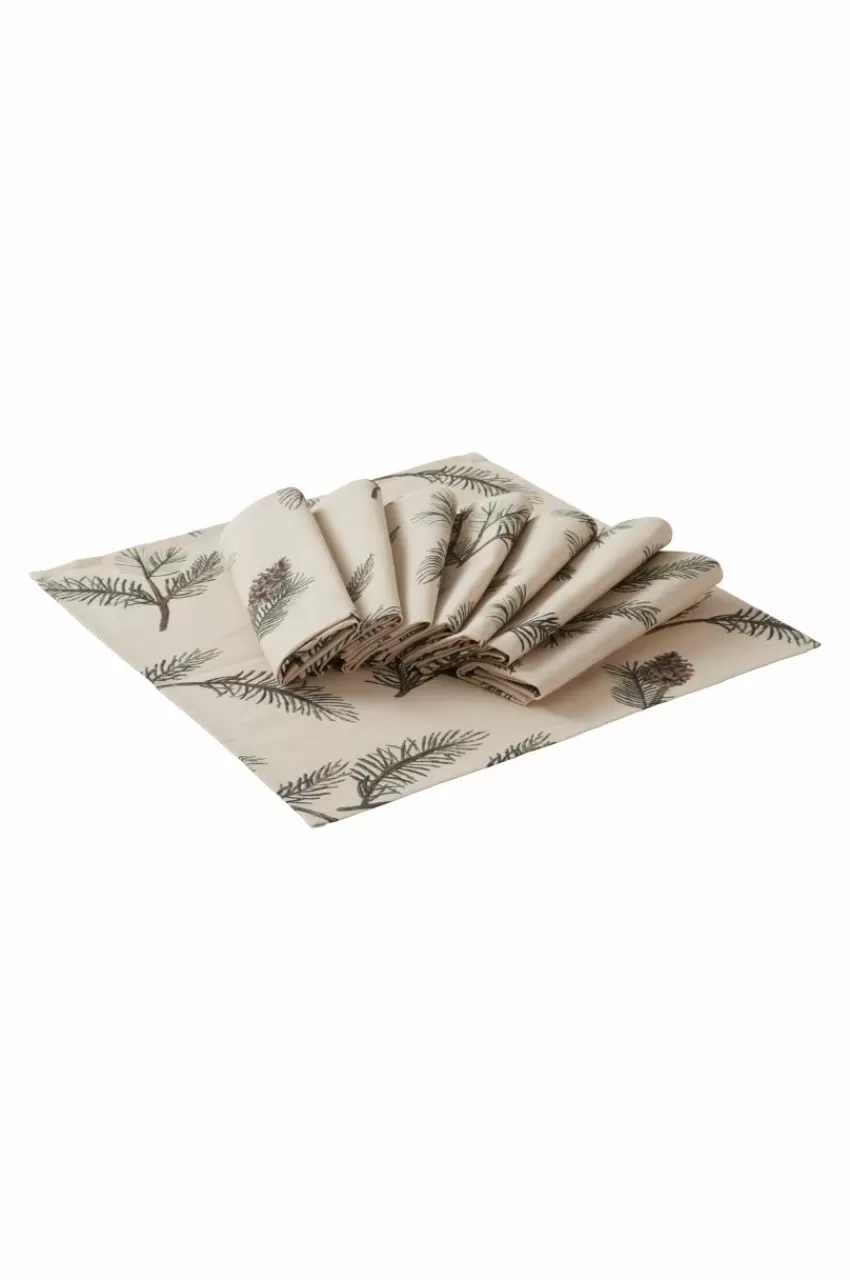 Servetter | Juldukning*Jotex HOLLY Servett 8-pack Beige