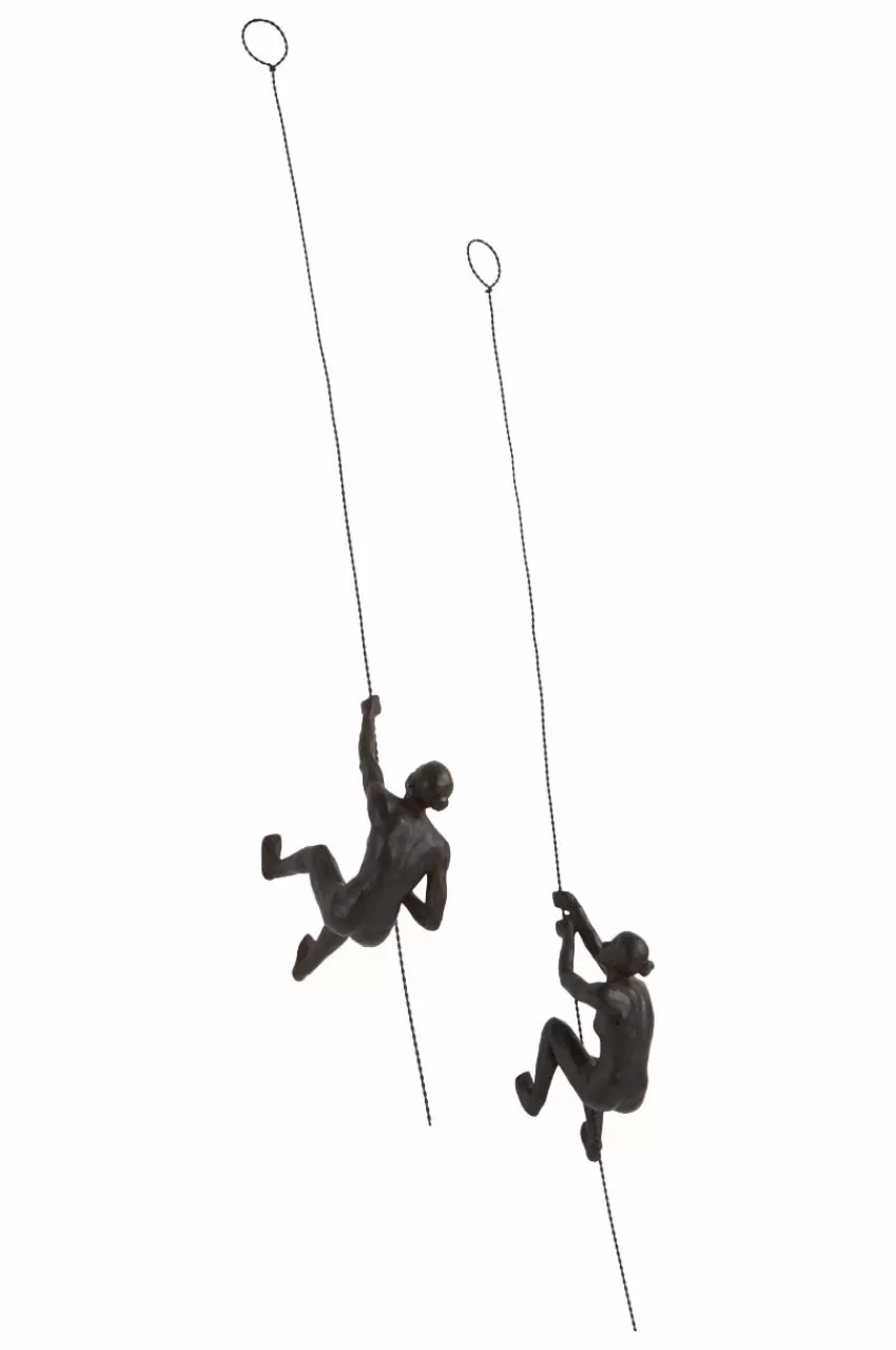 Väggdekoration*Jotex HUMAN HIMALAYA Dekorationsfigur 2-pack Rostbrun