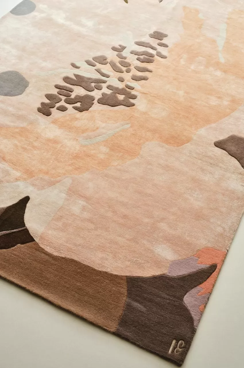 Ullmattor | Lugg- & Ryamattor*Jotex IDA SJÖSTEDT ABSTRACT ROSE Matta 250x350 Cm Multi