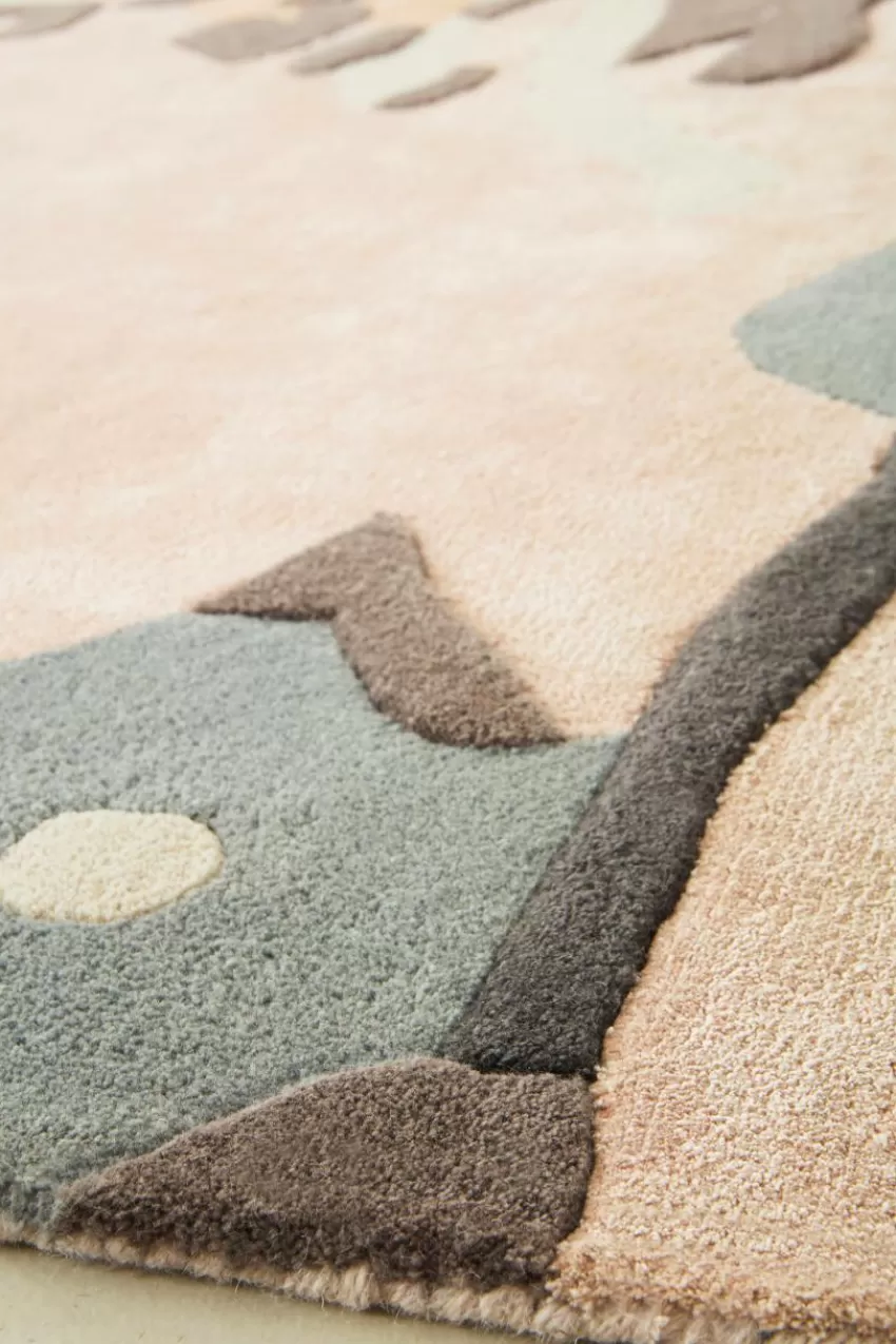 Ullmattor | Lugg- & Ryamattor*Jotex IDA SJÖSTEDT ABSTRACT ROSE Matta 250x350 Cm Multi