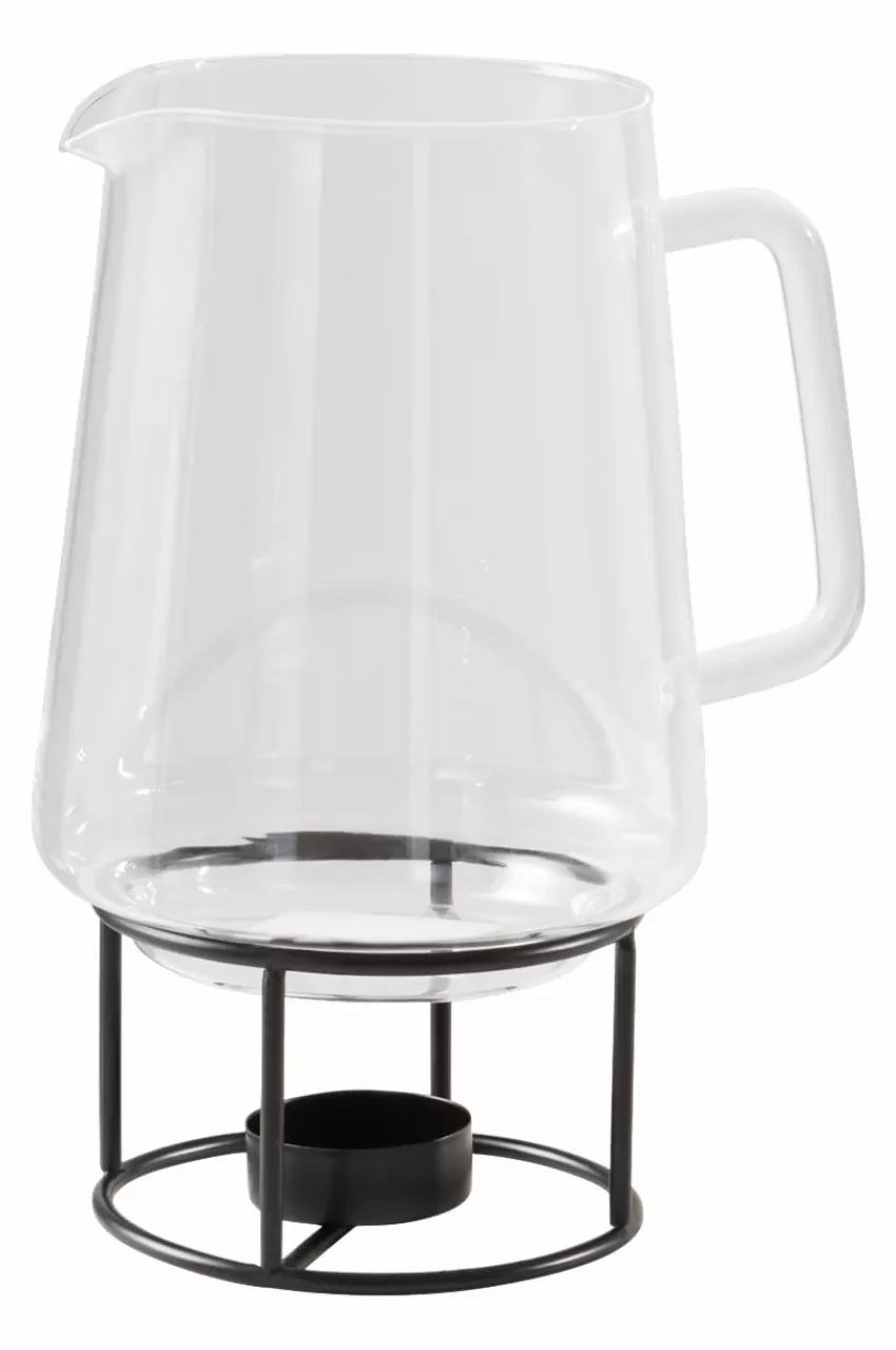 Juldukning | Glas*Jotex ILSE Glöggkaraff Transparent/svart