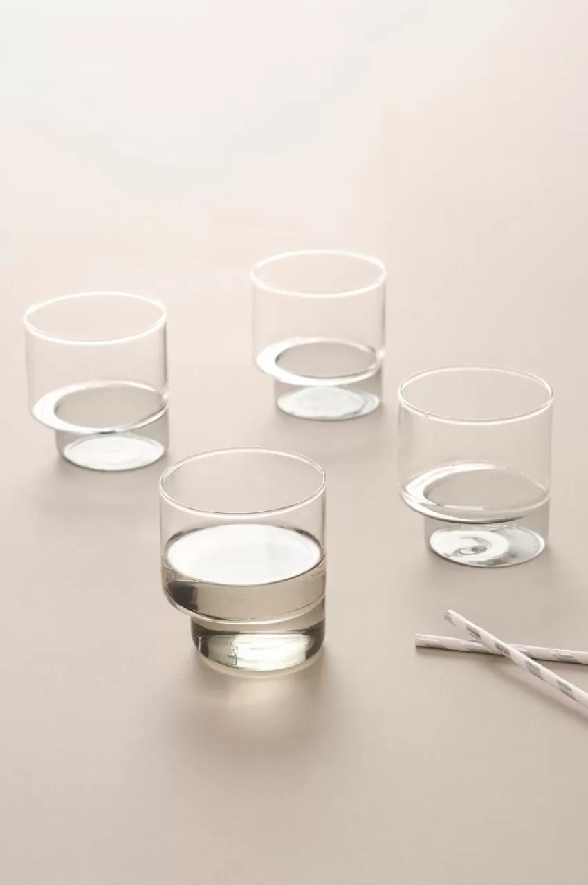 Juldukning | Glas*Jotex IMKE Glas 4-pack Transparent/grå