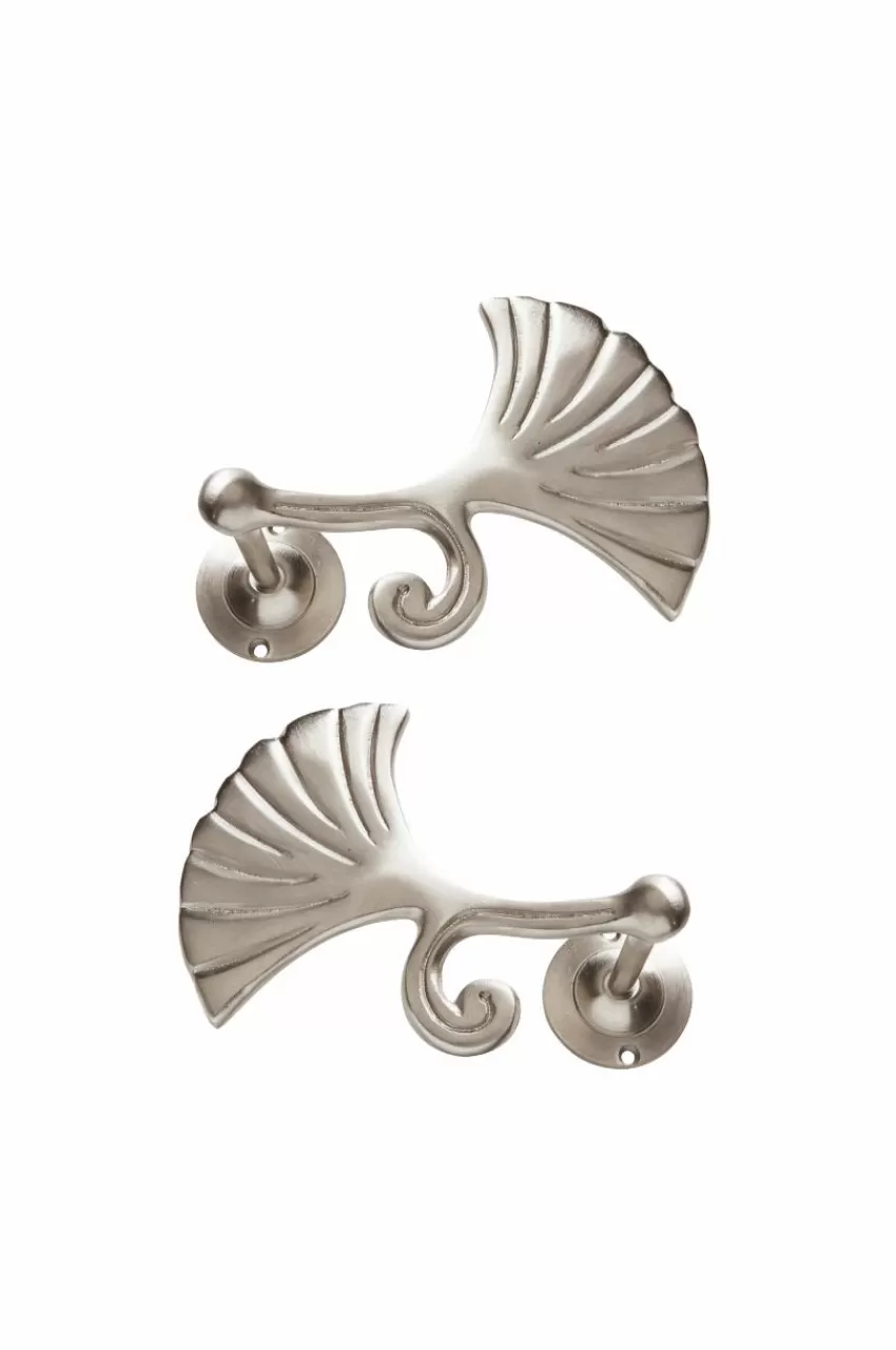 Gardinomtag*Jotex INES Gardinomtag 2-pack Silver