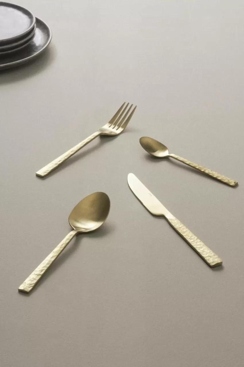 Juldukning | Bestick*Jotex ISIDORE Bestickset 24 Delar Matt guld