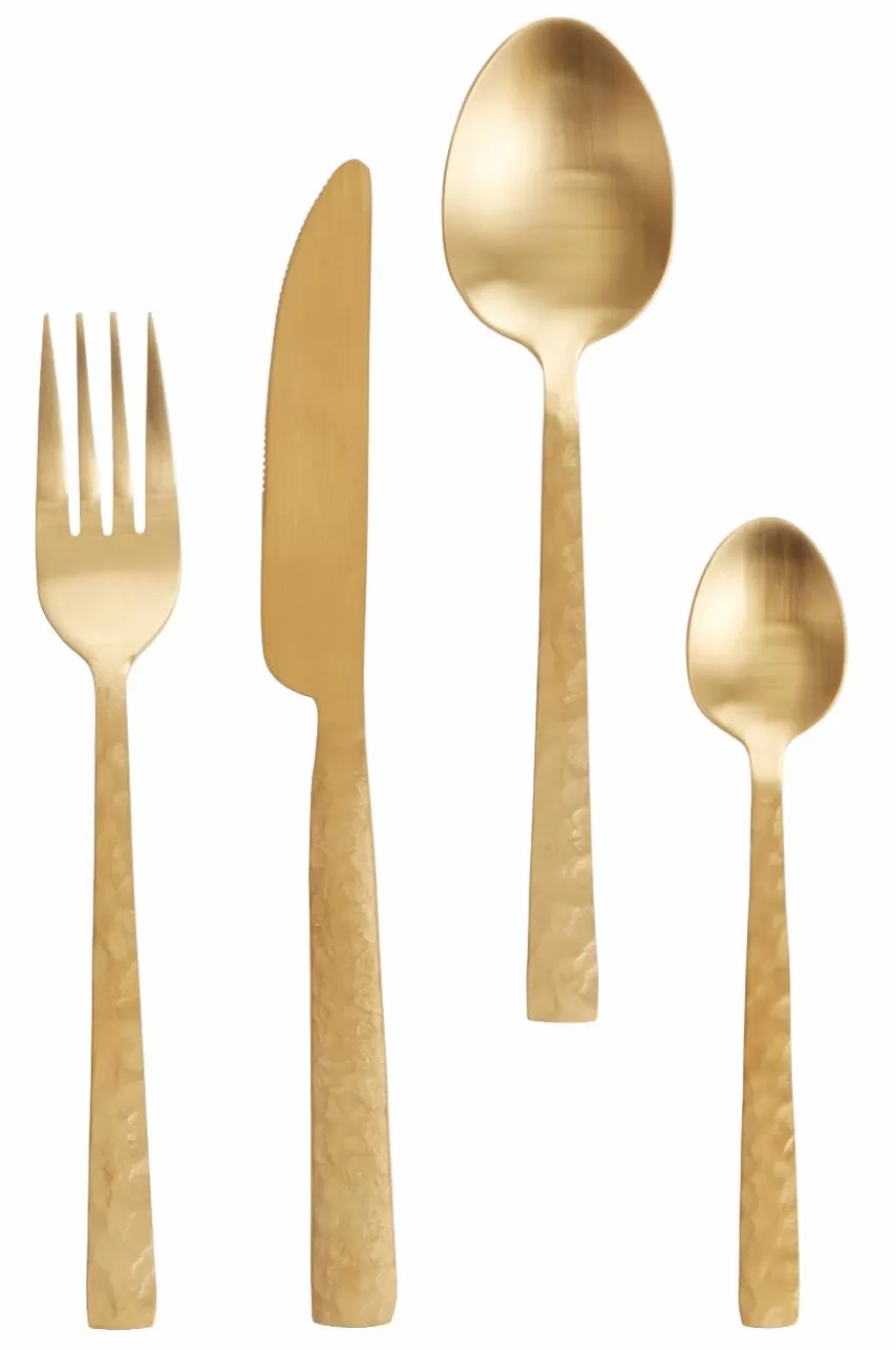 Juldukning | Bestick*Jotex ISIDORE Bestickset 24 Delar Matt guld