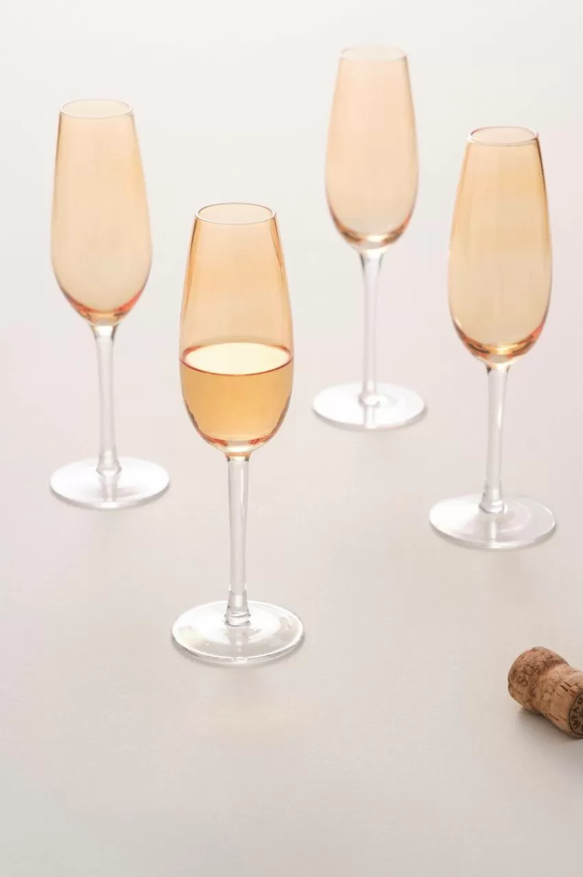 Glas*Jotex JO Champagneglas 4-pack Gul