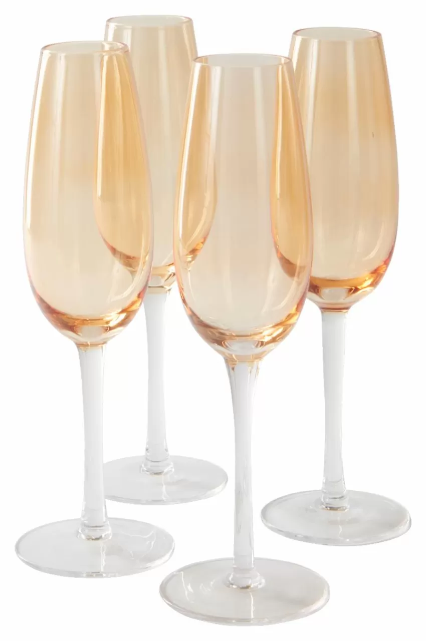 Glas*Jotex JO Champagneglas 4-pack Gul