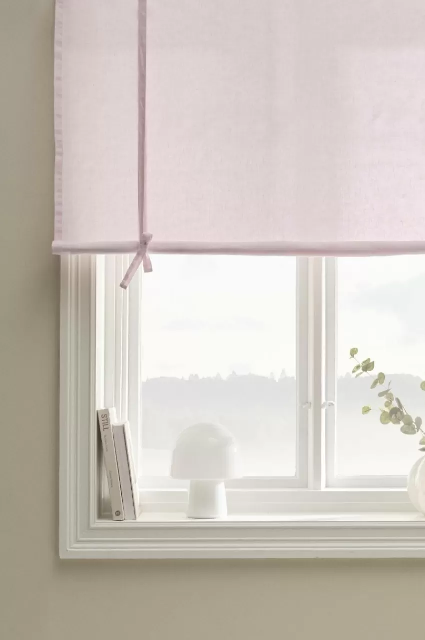 Hissgardiner | Linnegardiner*Jotex JONIE Roll Up-gardin I Linne Rosa