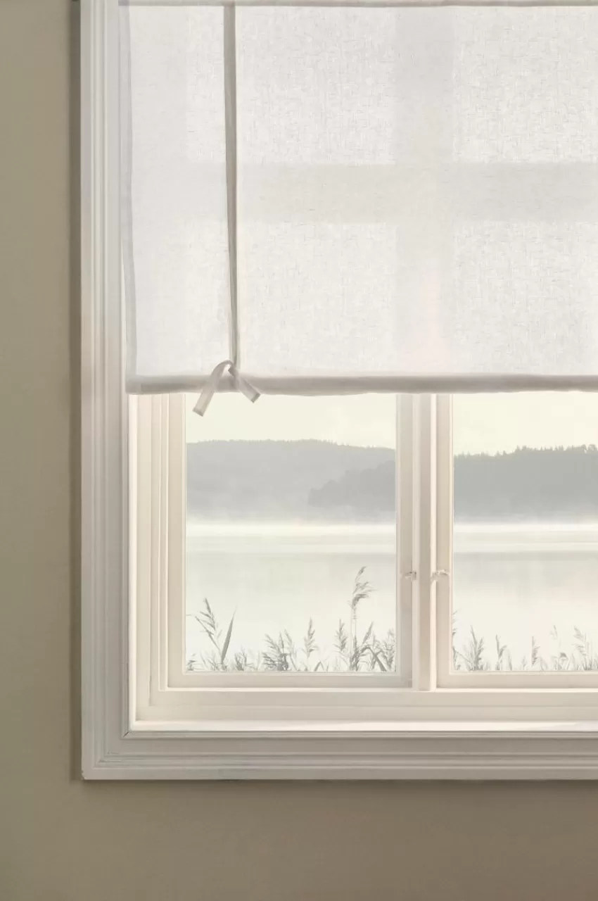 Hissgardiner | Linnegardiner*Jotex JONIE Roll Up-gardin I Linne Naturvit