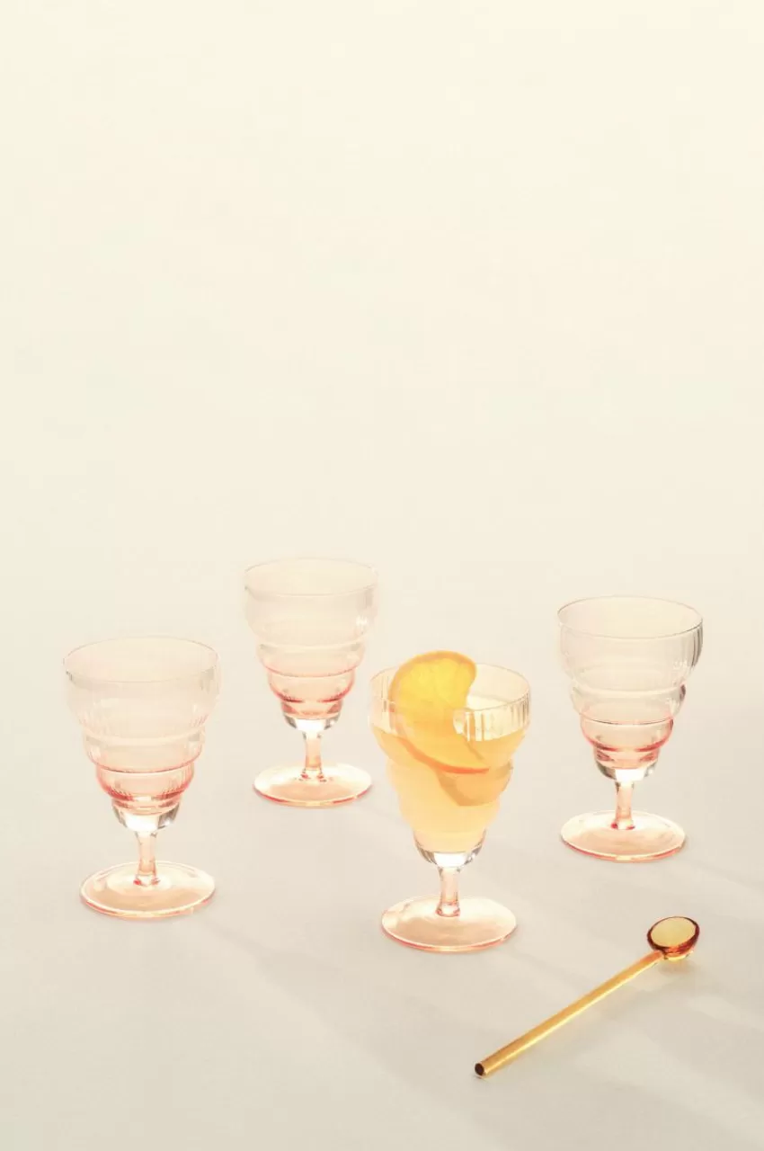 Glas*Jotex JOVI Vinglas 4-pack Ljus aprikos
