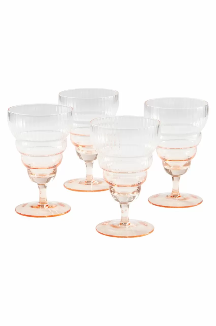 Glas*Jotex JOVI Vinglas 4-pack Ljus aprikos