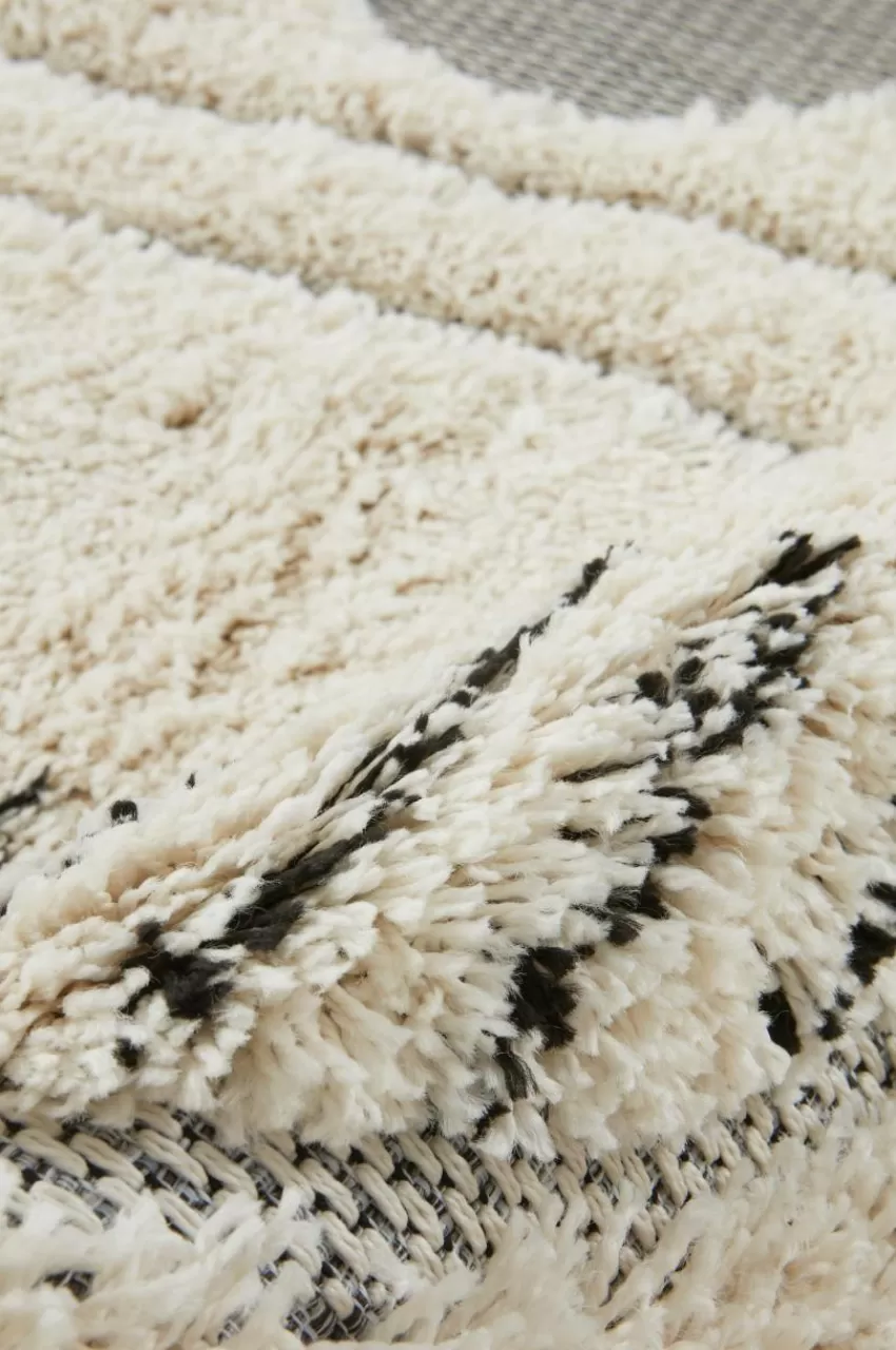 Barnmattor | Barnmattor*Jotex KAI Luggmatta 135x190 Cm Naturvit/svart