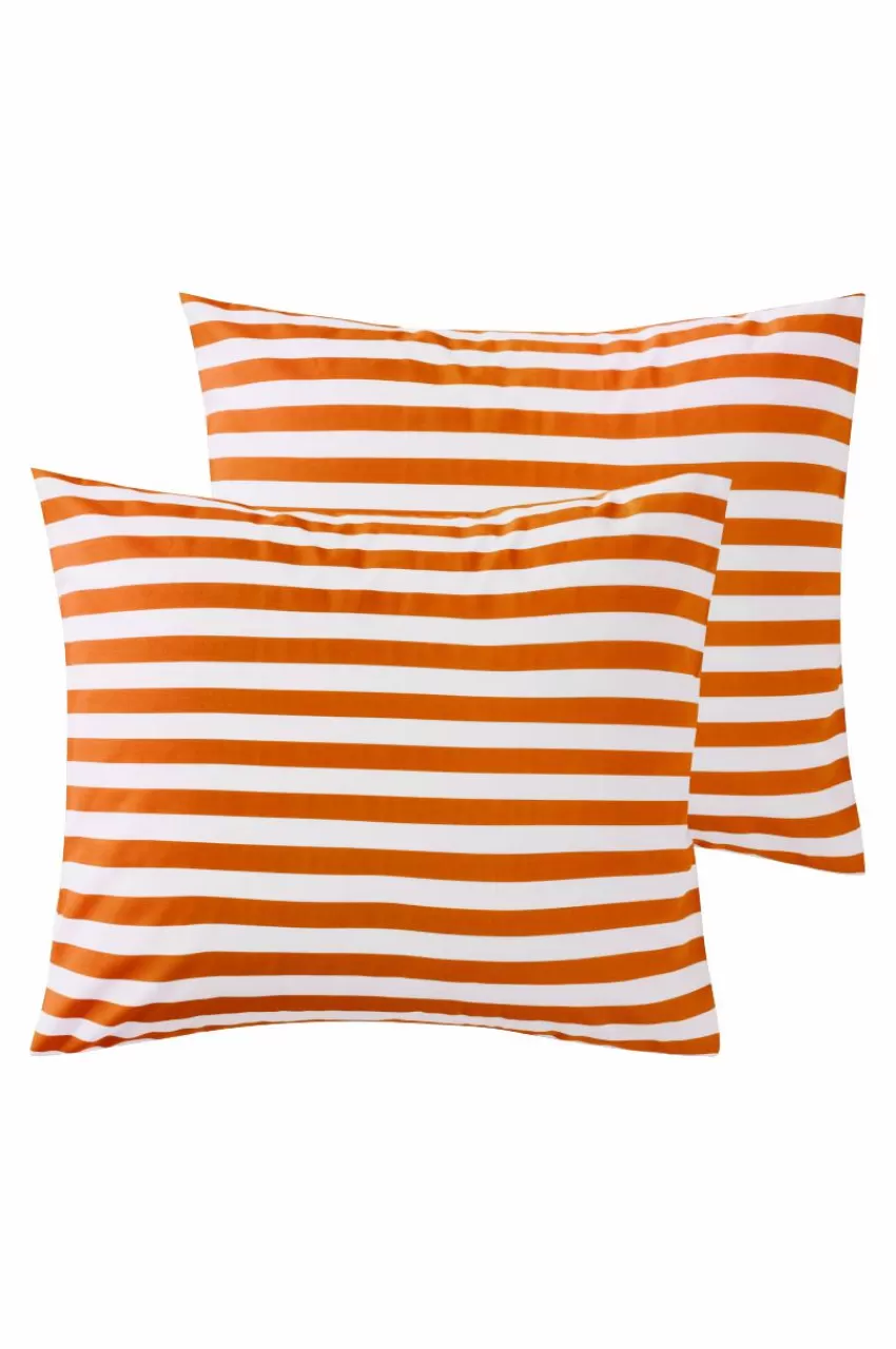 Örngott*Jotex KAYO örngott 2-pack 60x50 Cm Orange/vit