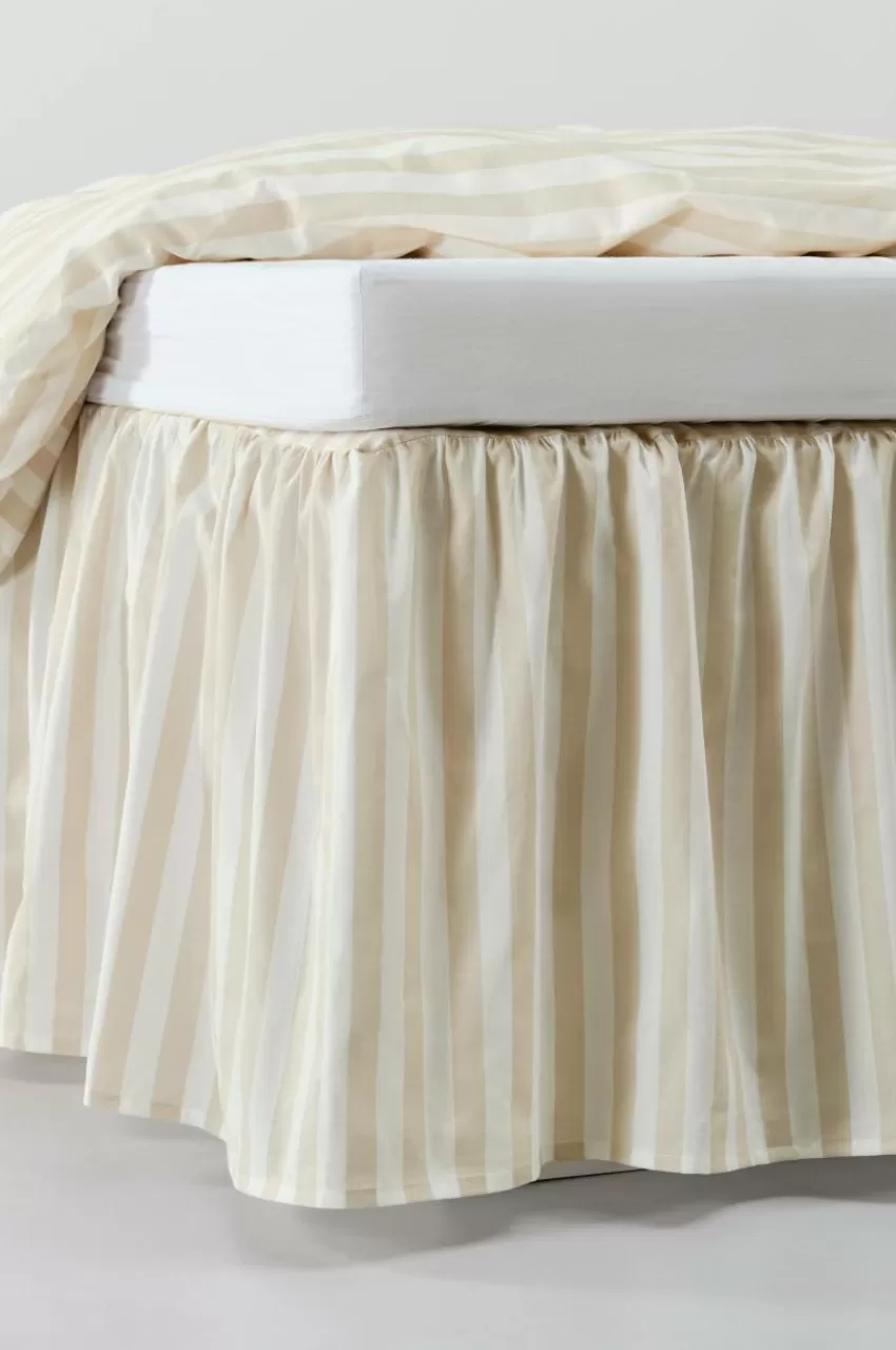 Sängkappor*Jotex KAYO Sängkappa Med Volang Beige/vit