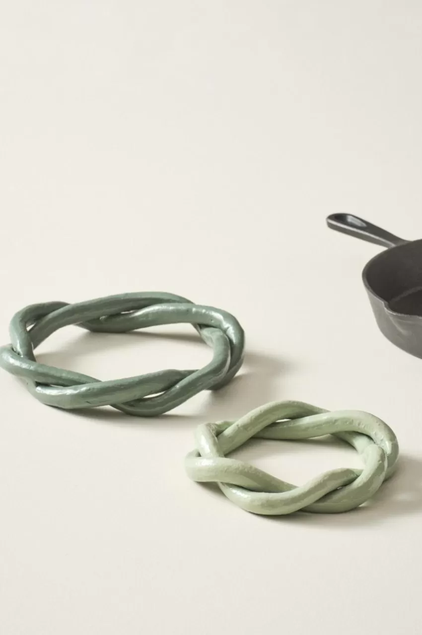 Kökstillbehör*Jotex KENNA Grytunderlägg 2-pack Grön