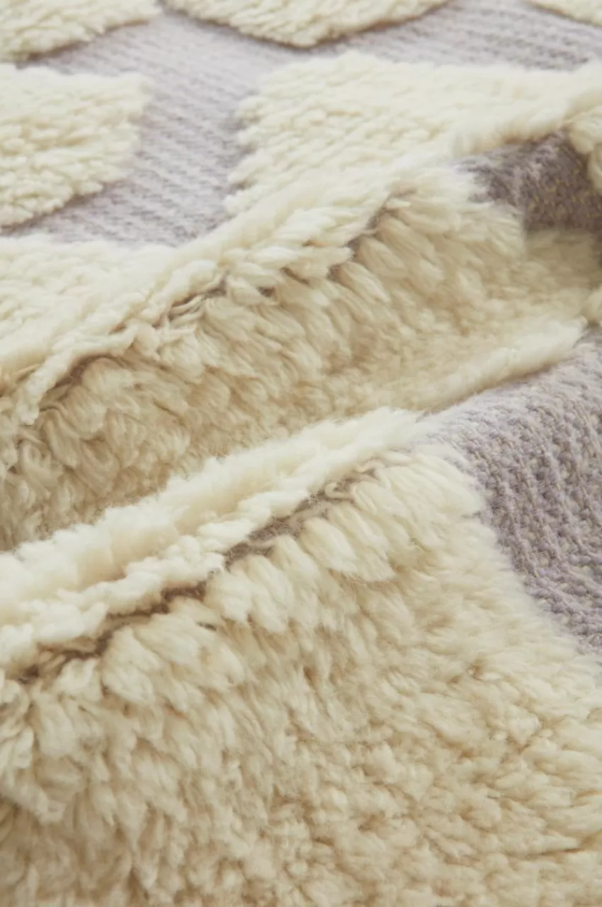 Ullmattor | Bomulls- & Trasmattor*Jotex KERRY Ull- Och Bomullsmatta 200x300 Cm Lila/Naturvit