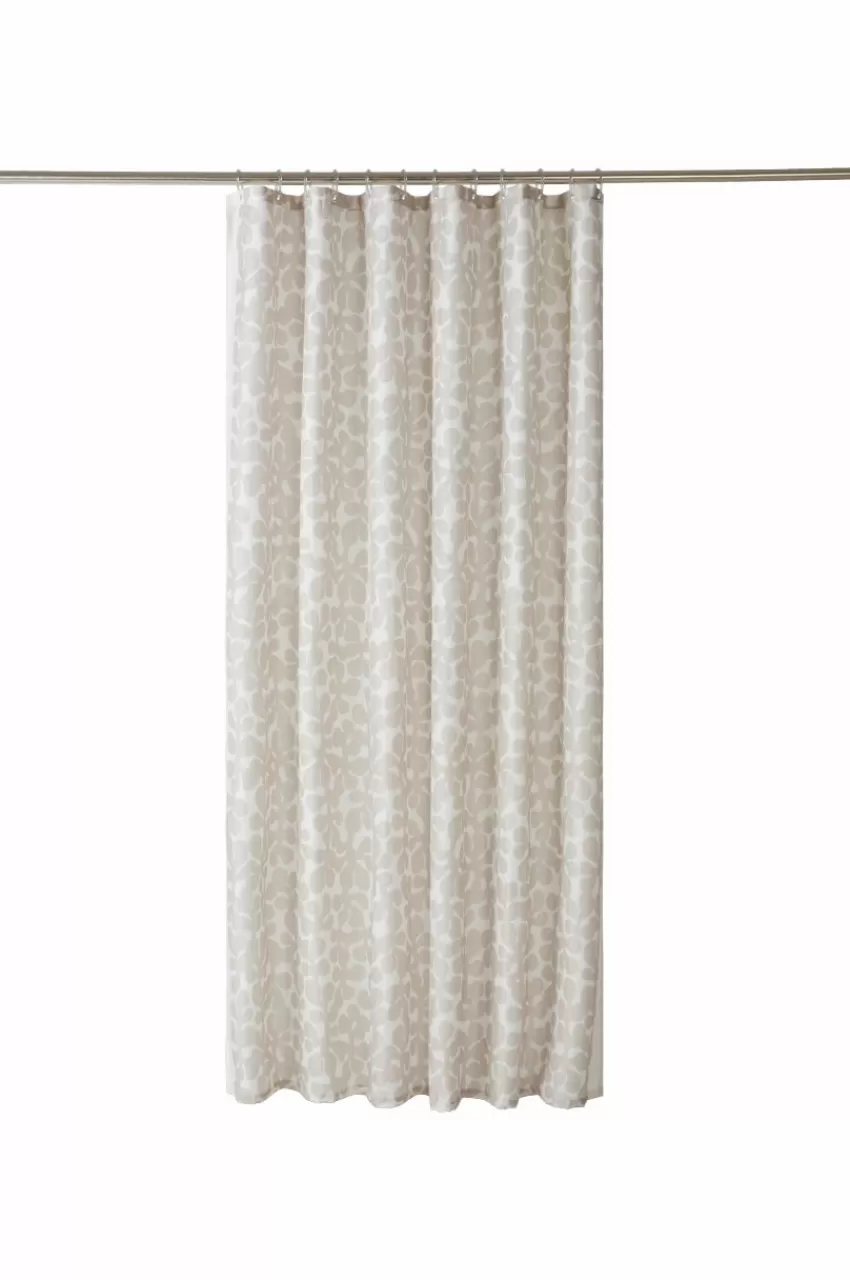 Duschdraperier*Jotex KNOTA Duschdraperi Beige/benvit