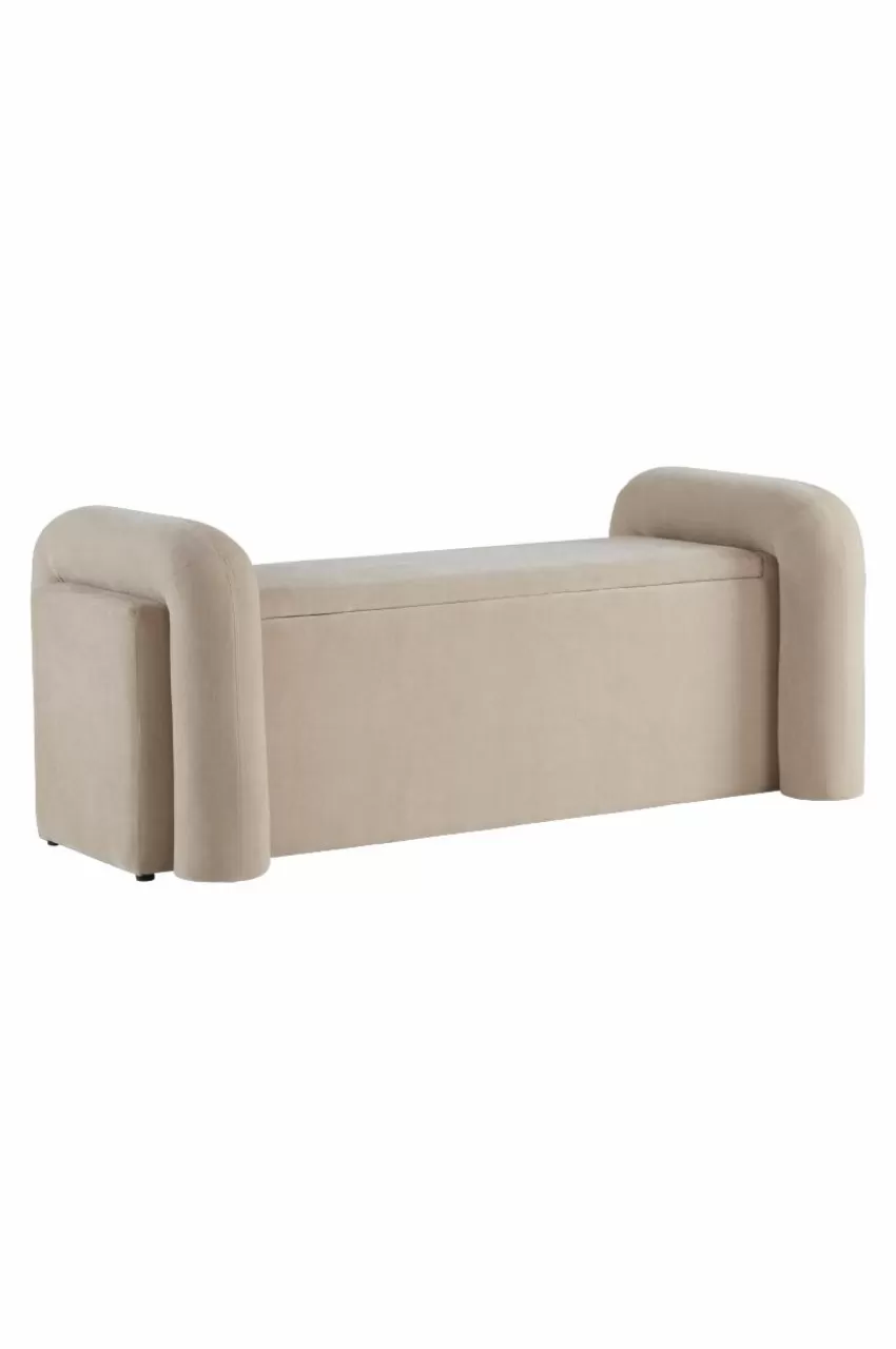 Bänkar*Jotex KOMORO Bänk Med Förvaring 150 Cm Beige