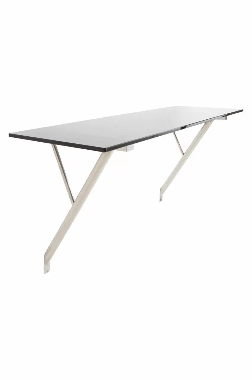 Skrivbord | Bord*Jotex KULLABERG Skrivbord 40x120 Cm Krom/glas