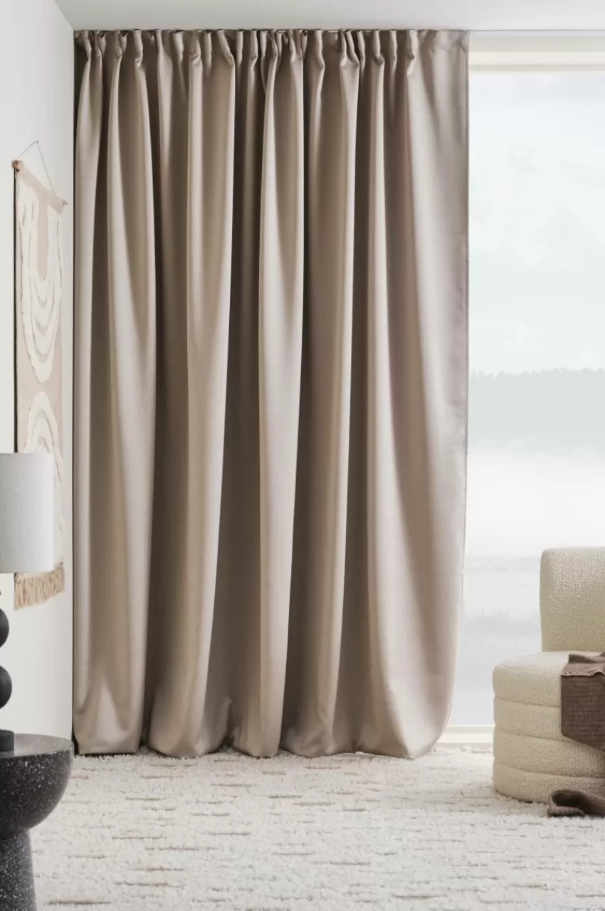 Mörkläggningsgardiner*Jotex KYLIE Mörkläggningsgardin 1 Längd - Extra Bred Beige