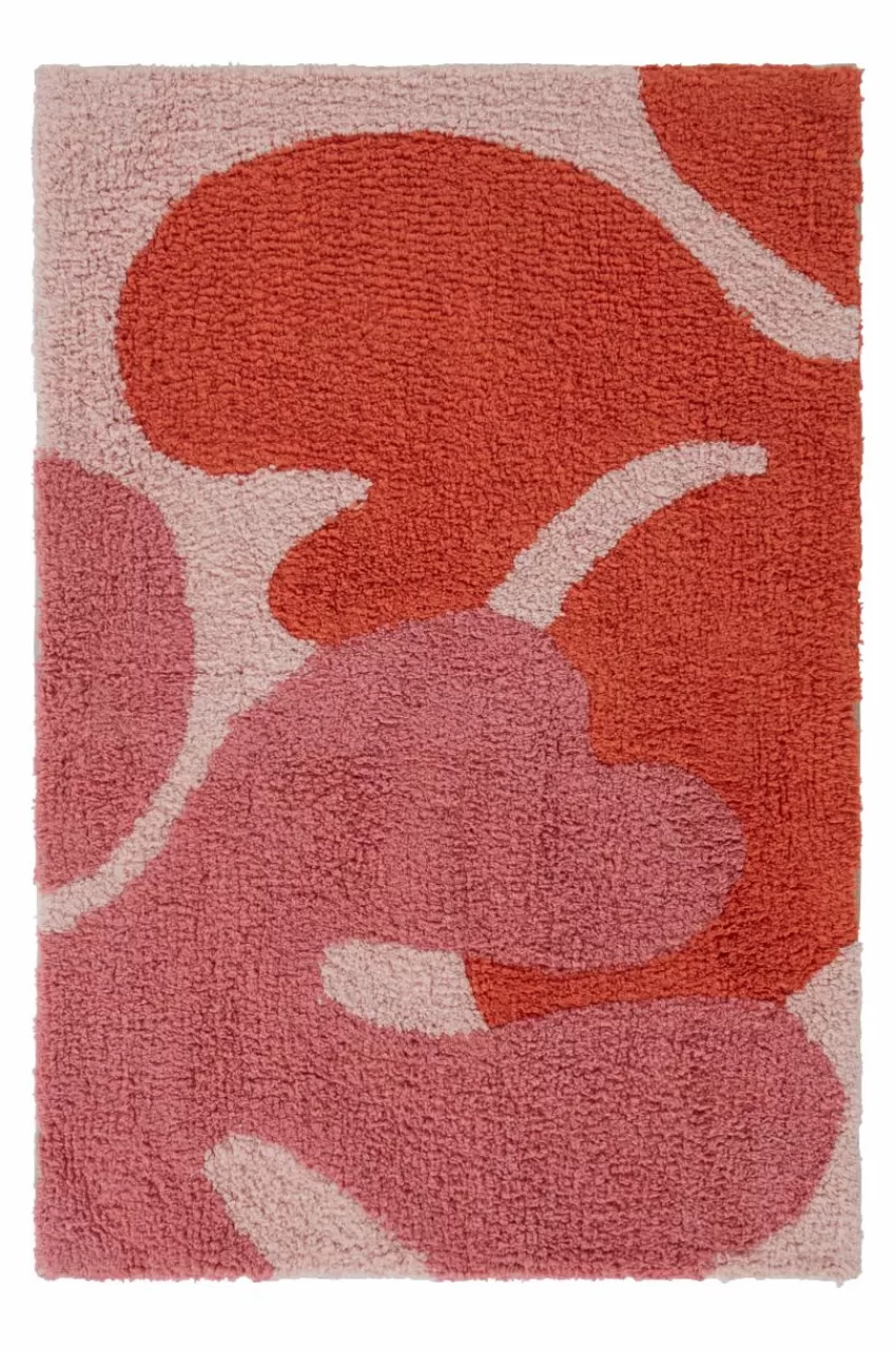 Badrumsmattor | Badrumsmattor*Jotex LAURIE Badrumsmatta Rosa/orange/natur