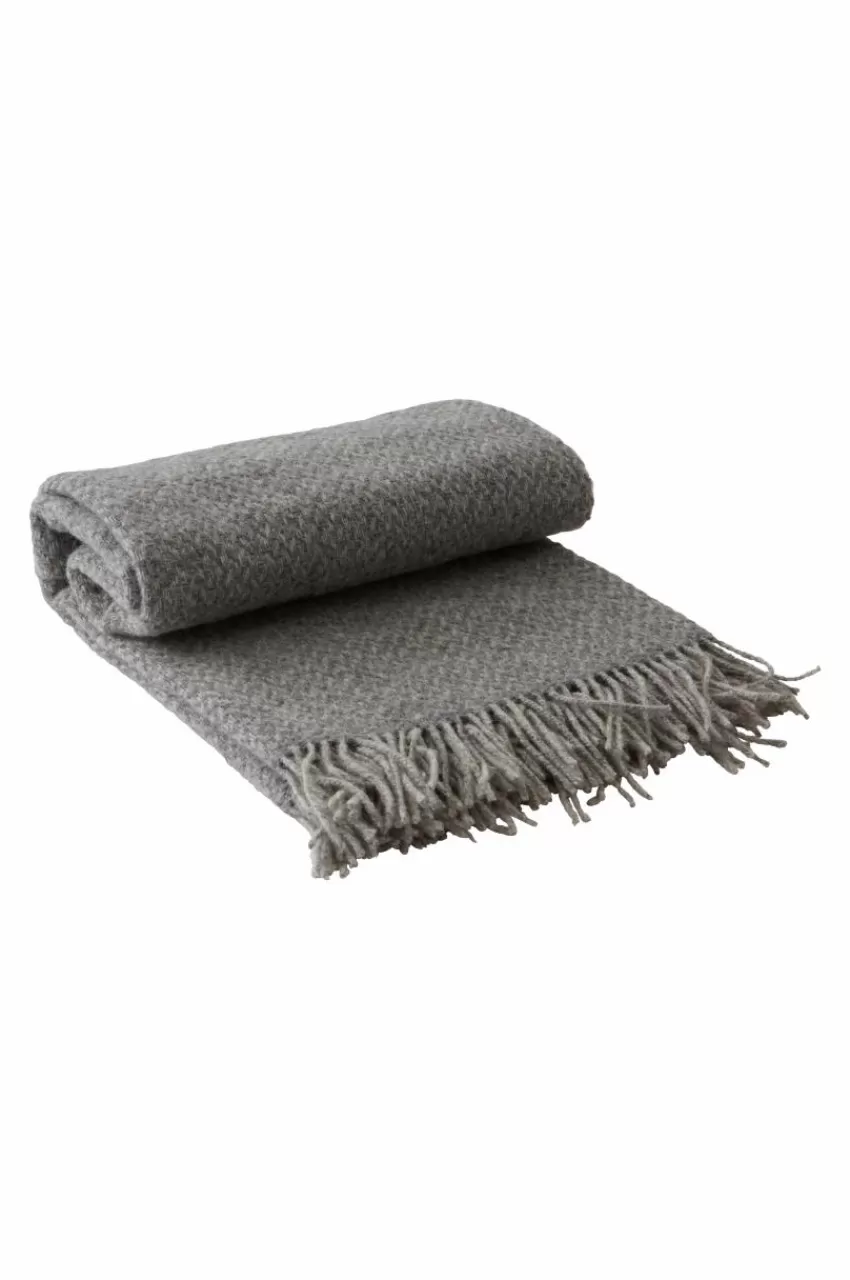 Plädar & Filtar*Jotex LAVIK Pläd Gråmelange
