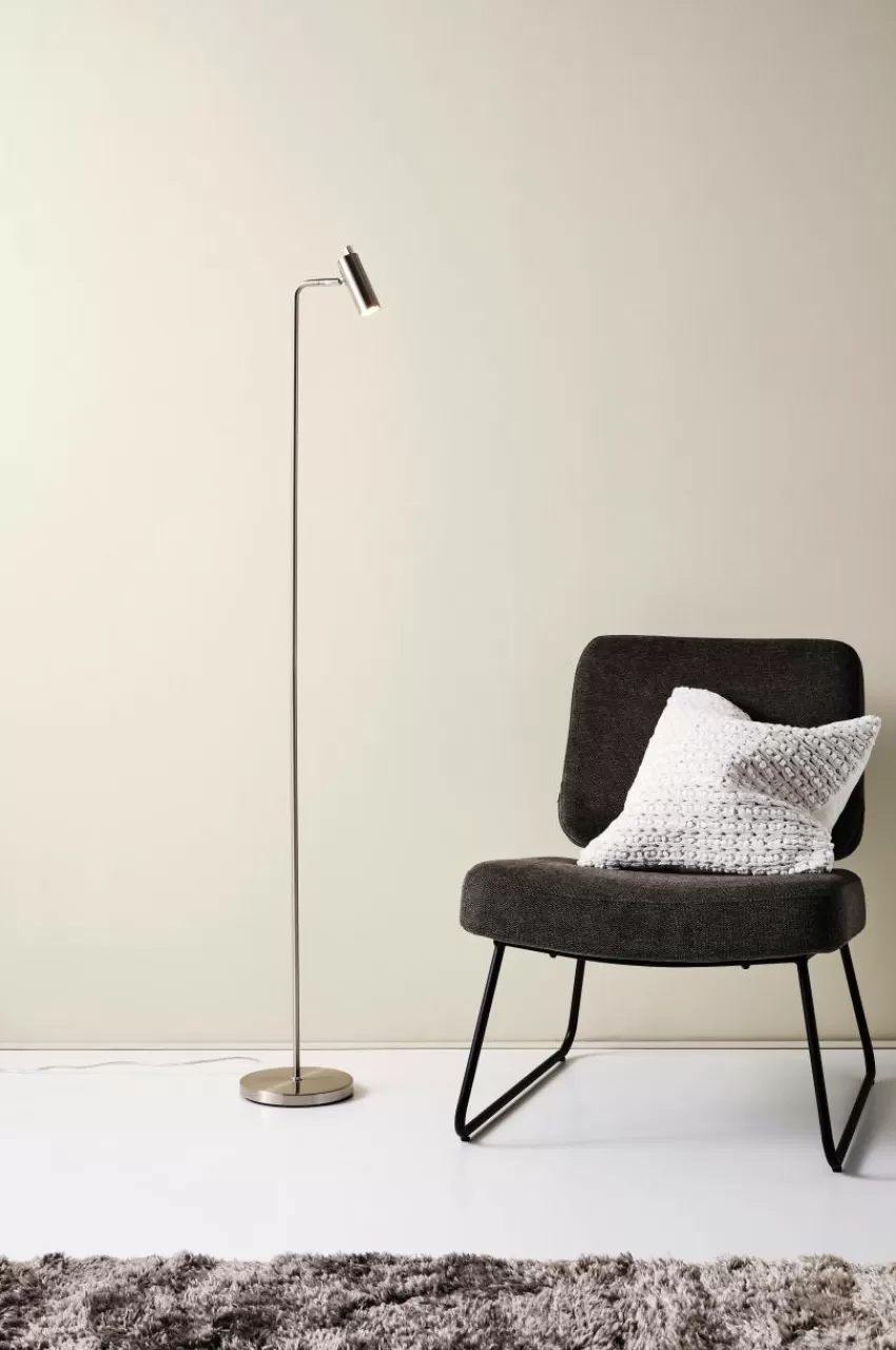 Golvlampor*Jotex LEE Golvlampa Nickelsatin