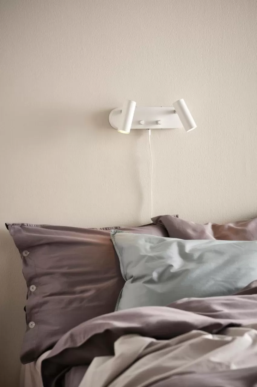 Vägglampor*Jotex LEE Vägglampa - Dubbel Vit