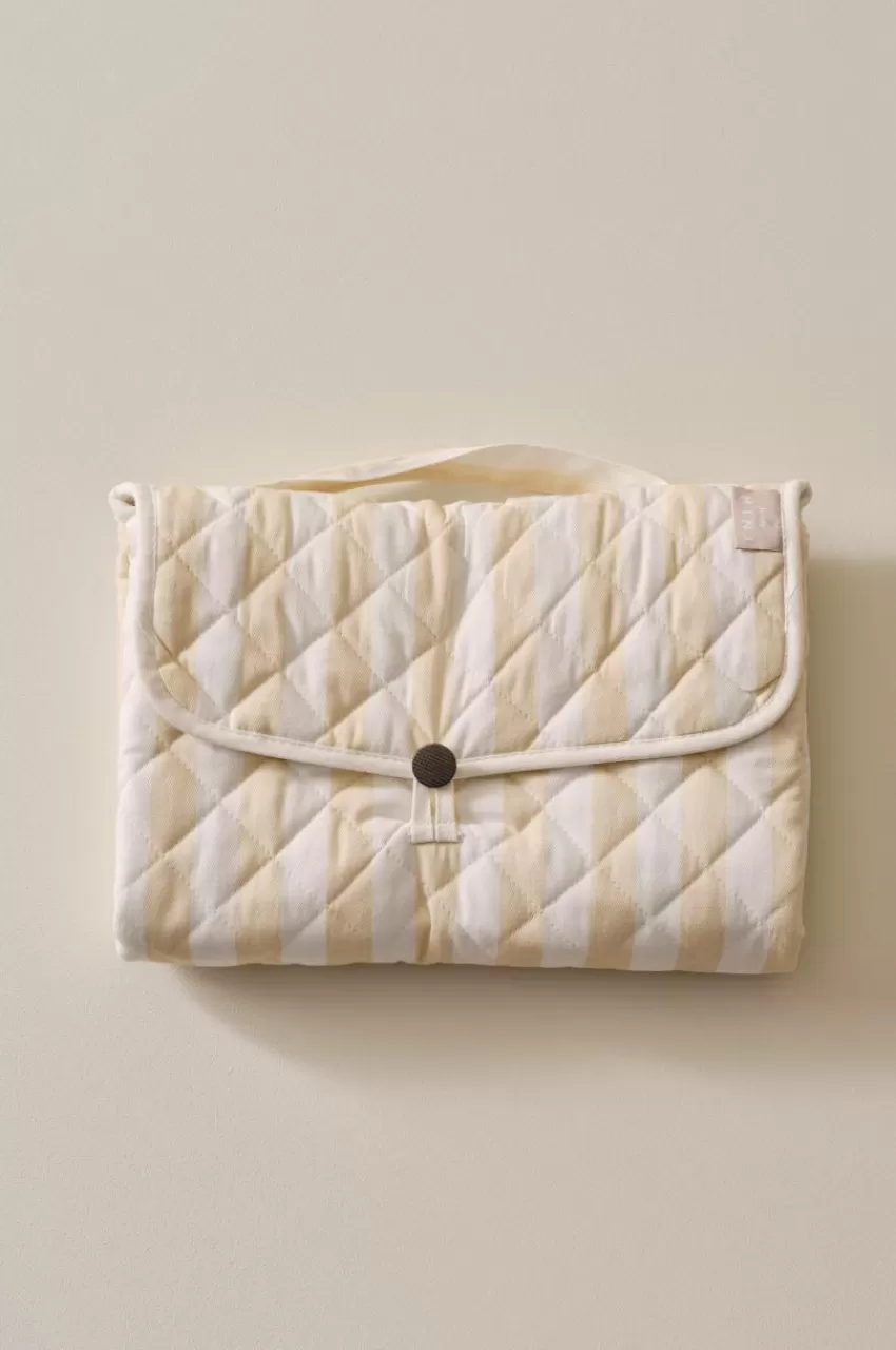Barnsängkläder*Jotex LENI Skötbädd Portabel Beige/vit
