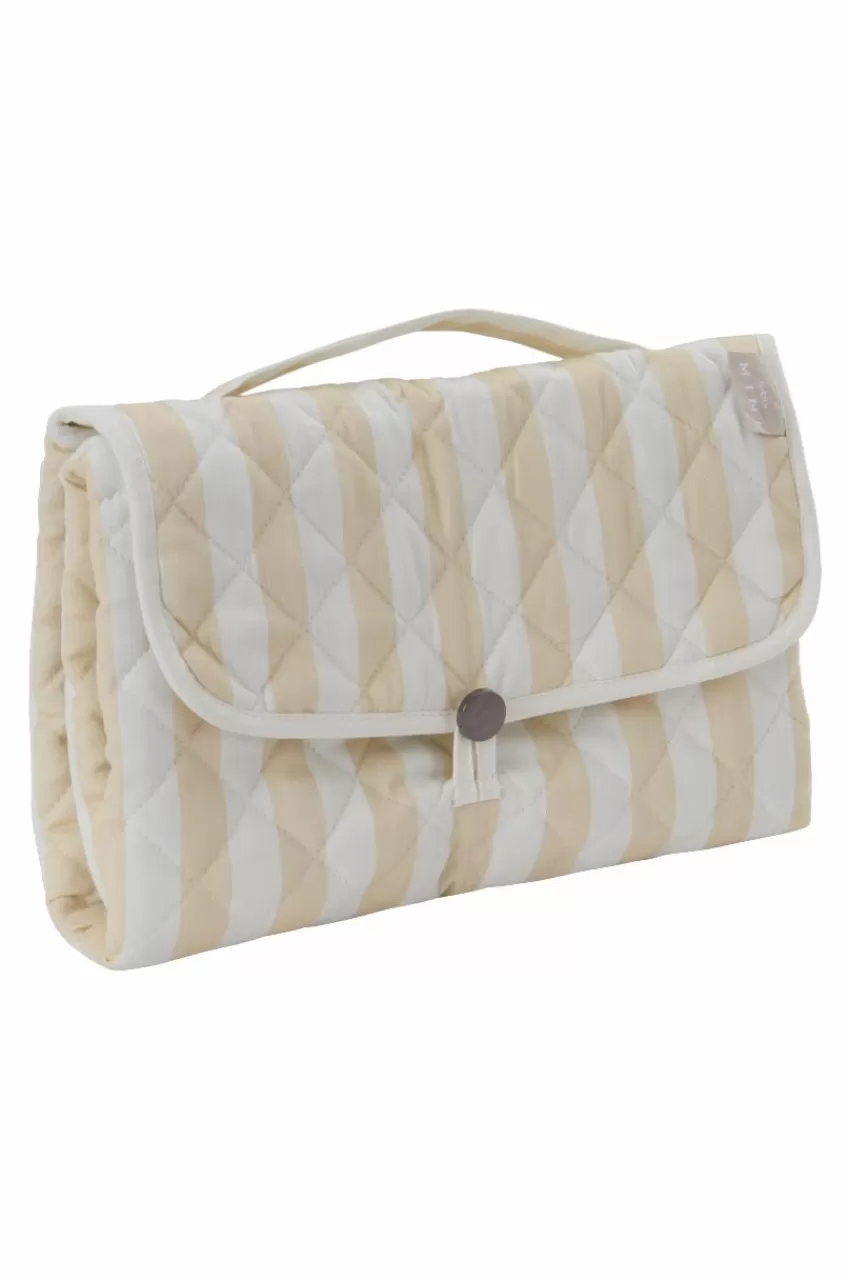 Barnsängkläder*Jotex LENI Skötbädd Portabel Beige/vit