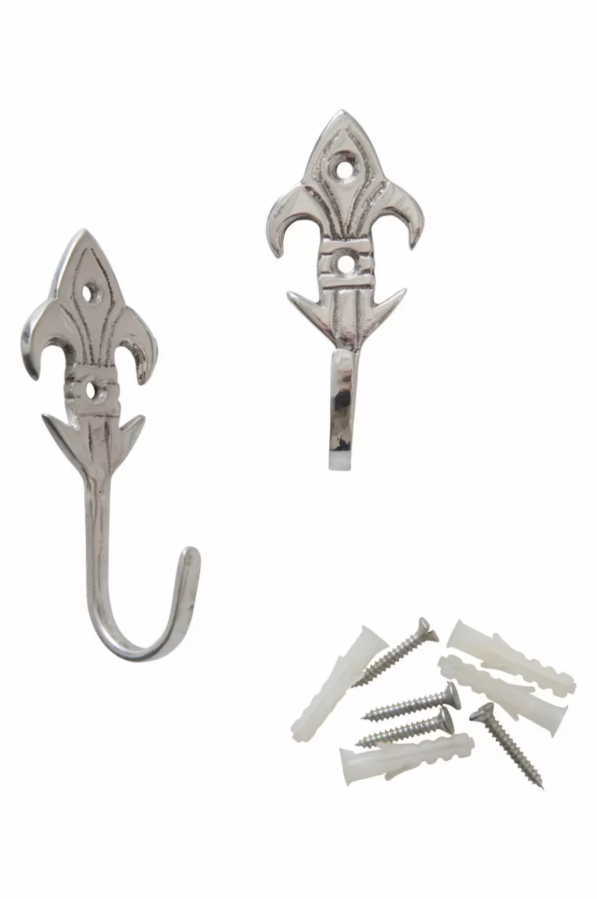 Gardintillbehör*Jotex LILY Omtagskrok 2-pack Silver