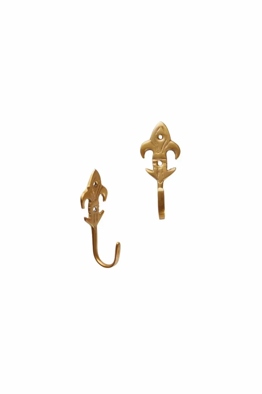 Gardintillbehör*Jotex LILY Omtagskrok 2-pack Mässing