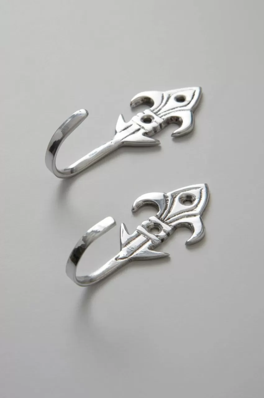 Gardintillbehör*Jotex LILY Omtagskrok 2-pack Silver