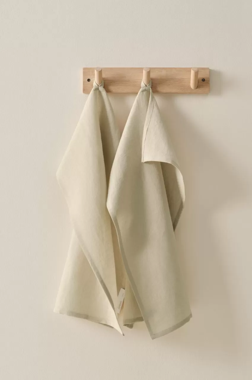 Kökshanddukar*Jotex LINA Kökshandduk Linnemix 2-pack Linnebeige