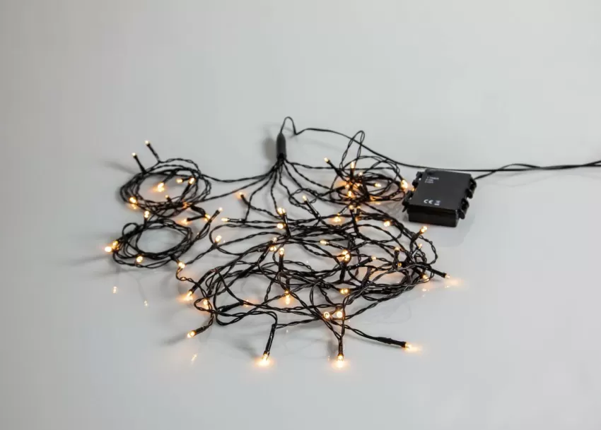 Utebelysning | Utebelysning*Jotex Ljusslinga Akku 2,7m Black