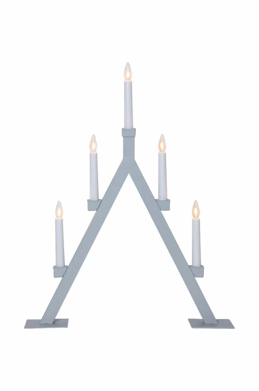 Julbelysning*Jotex Ljusstake Oliver Grey