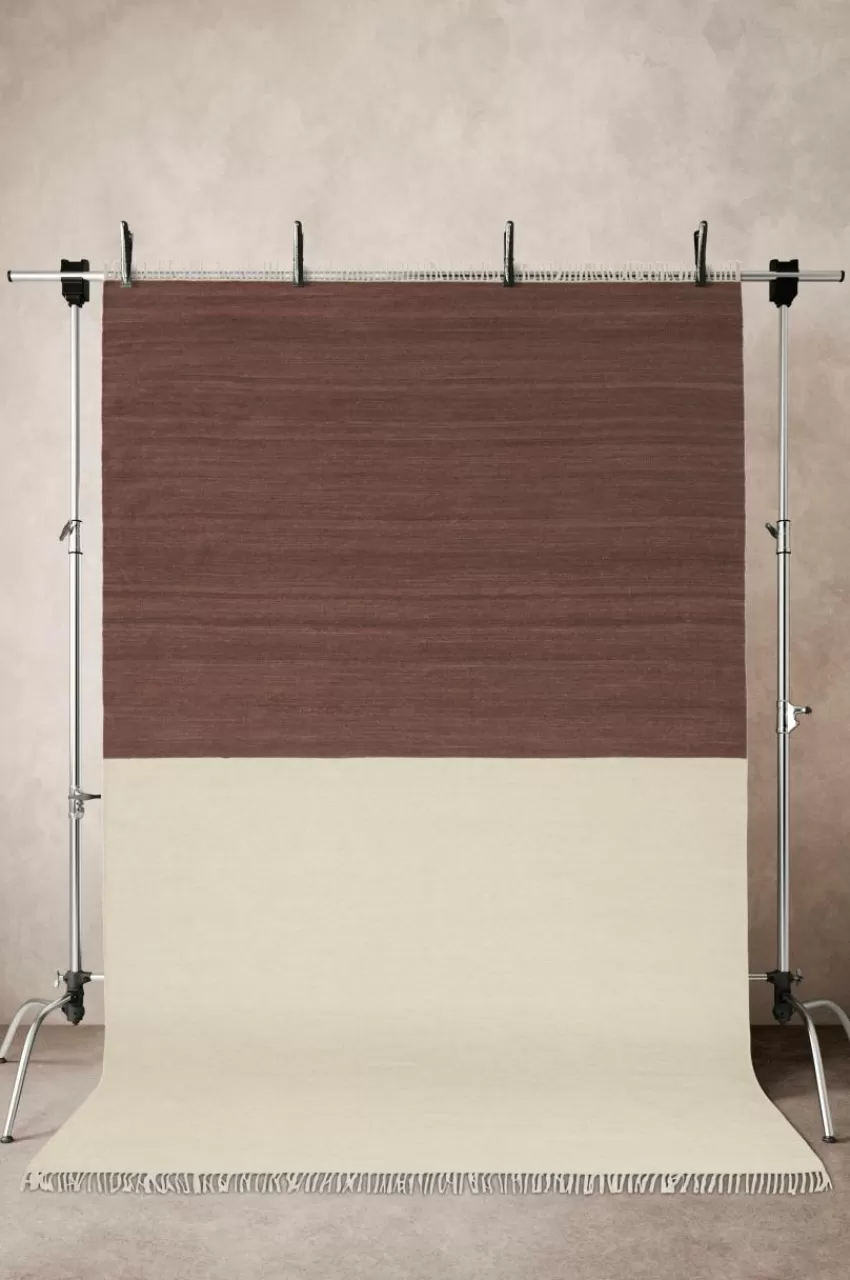 Ullmattor*Jotex LORI BLOCK 05 Ullmatta 200x300 Cm Naturvit/brun