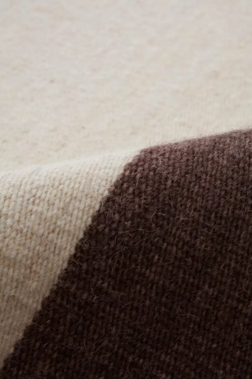 Ullmattor*Jotex LORI BLOCK 05 Ullmatta 200x300 Cm Naturvit/brun