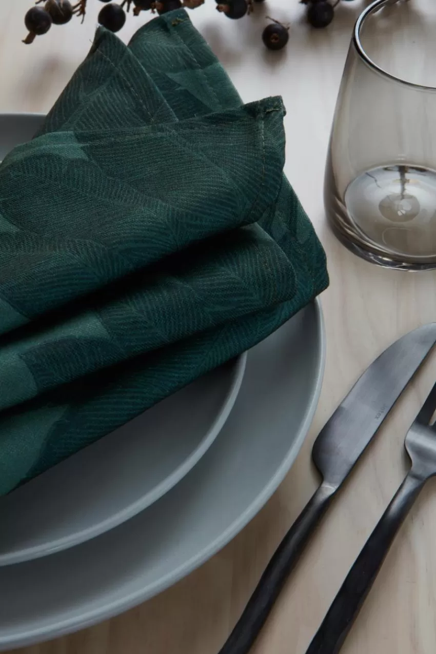 Servetter | Juldukning*Jotex LOUIS Servett 4-pack Grön
