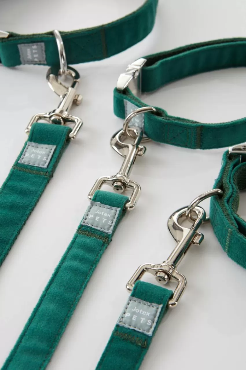 Djurtillbehör*Jotex LUCA Koppel Och Hundhalsband Grön