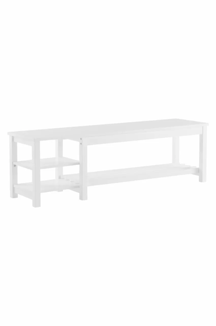 Hallmöbler*Jotex LUEVEN Bänk/skohylla 150 Cm Vit