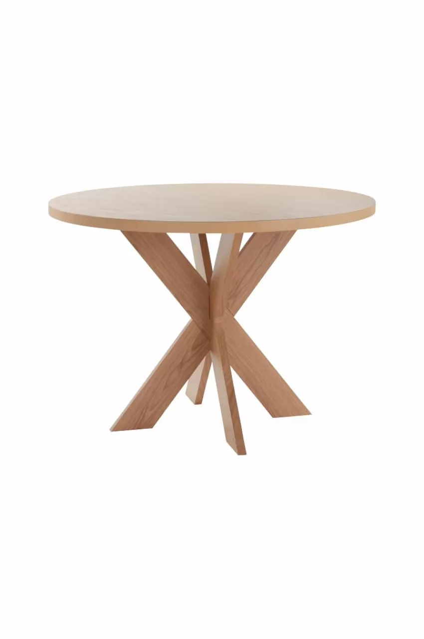 Bord*Jotex LUGNVIK Matbord ø 100 Cm Ekfanér