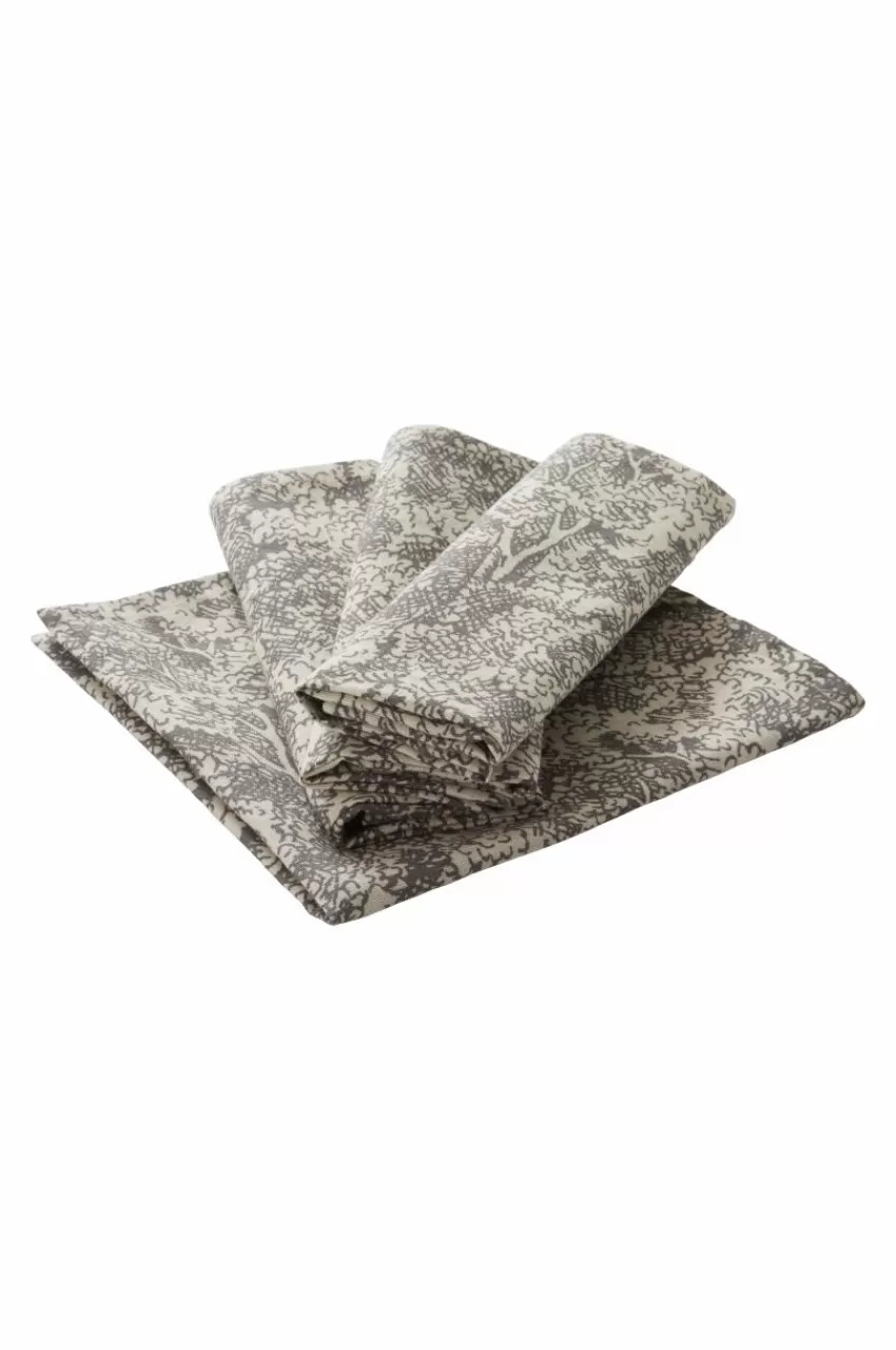 Servetter | Juldukning*Jotex LUNDASKOG Servett 4-pack Beige