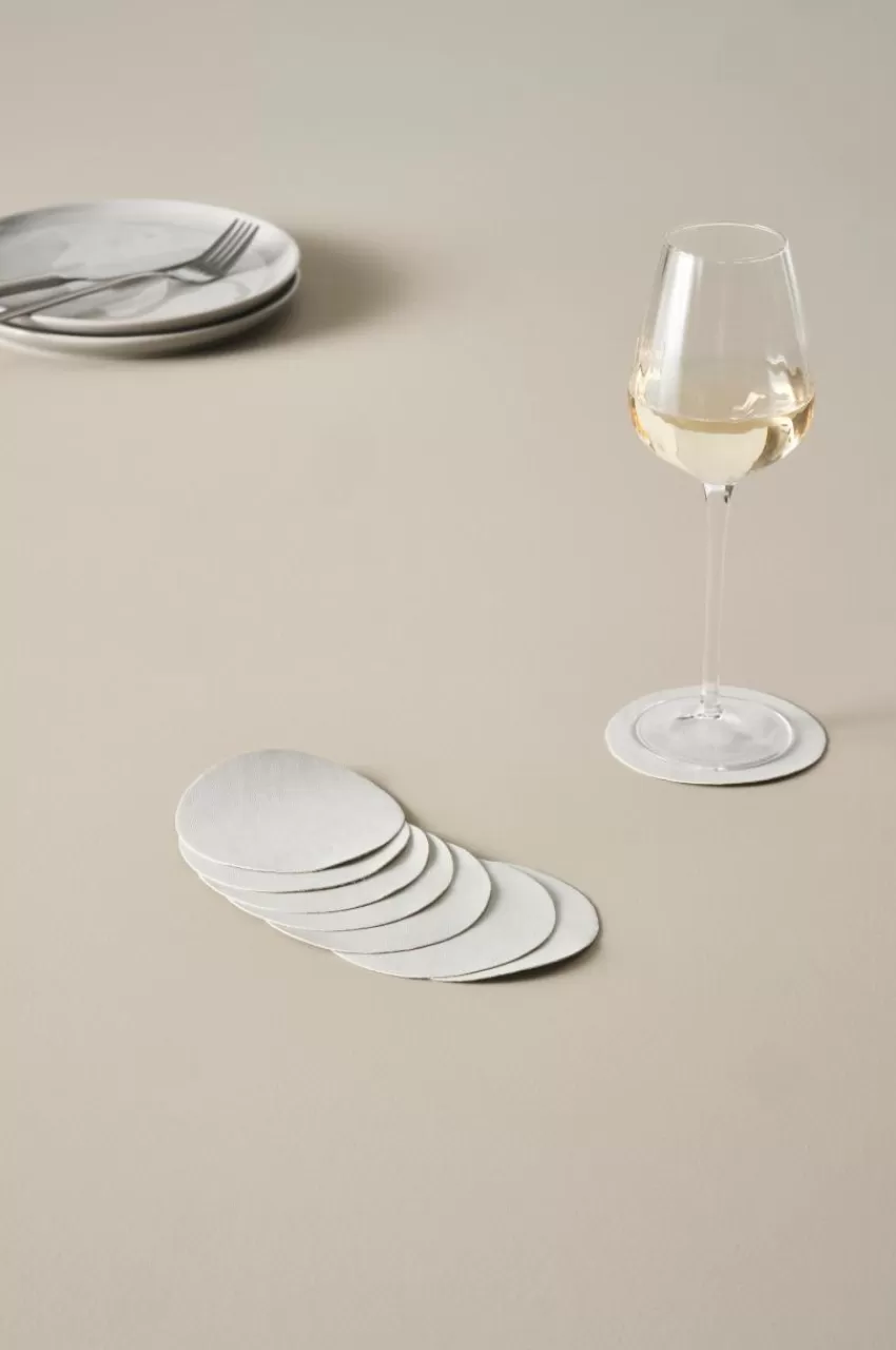 Kökstillbehör | Glas*Jotex LUNI Glasunderlägg 8-pack Silvergrå