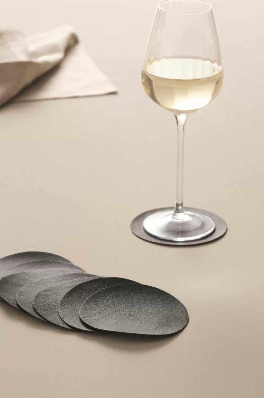 Kökstillbehör | Glas*Jotex LUNI Glasunderlägg 8-pack Svart