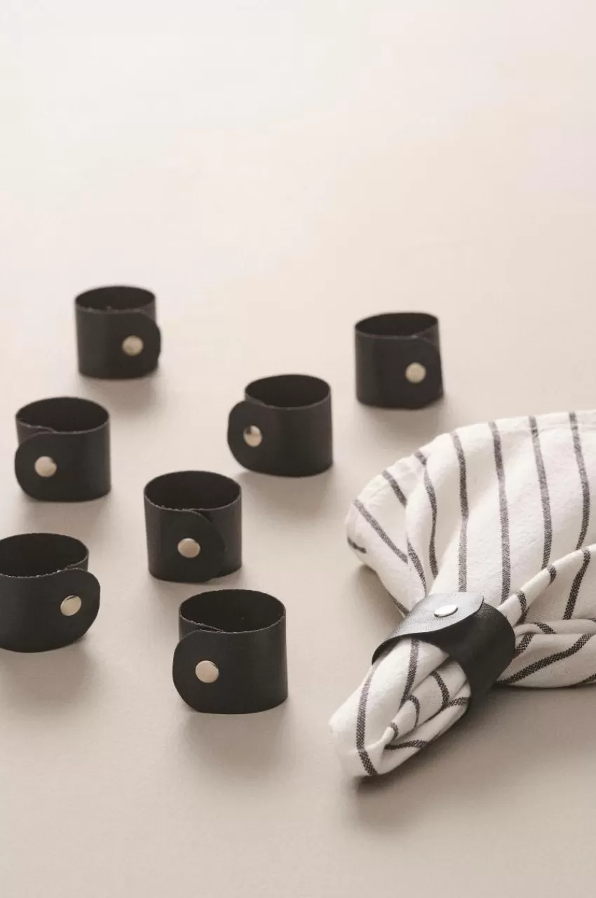 Kökstillbehör*Jotex LUNI Servettring 8-pack Svart