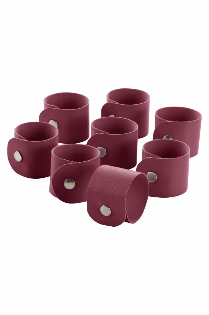 Kökstillbehör*Jotex LUNI Servettring 8-pack Mörkcerise