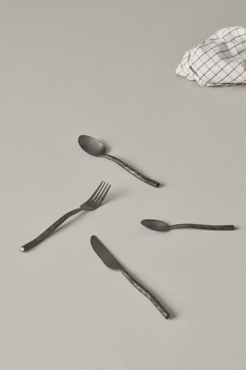 Juldukning | Bestick*Jotex LYONEL Bestickset 24 Delar Matt svart