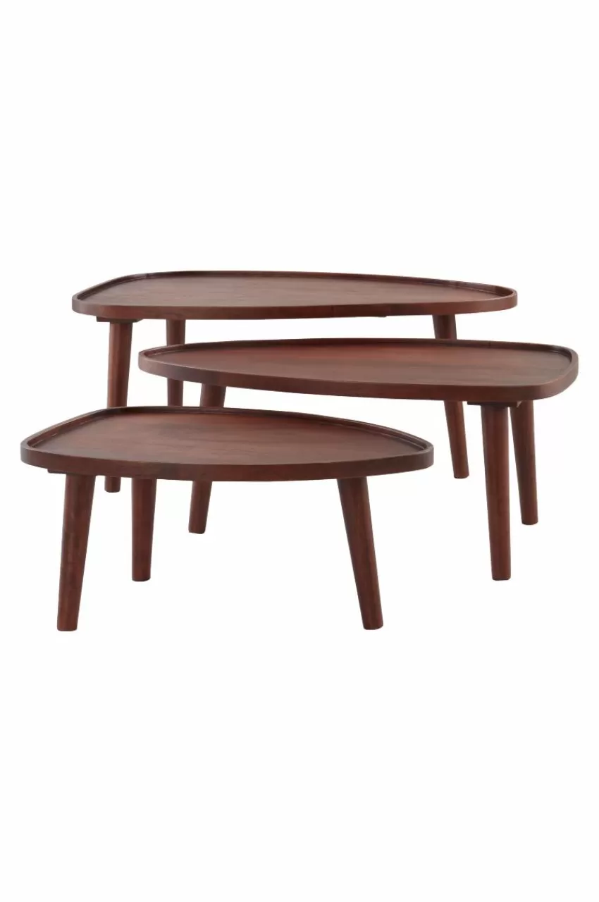 Bord*Jotex MANIAGO Soffbord 3-delar 64x95 Cm/55x84 Cm/45x68 Cm Brun